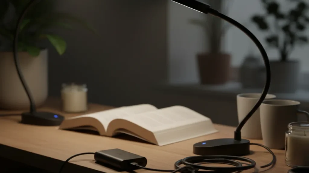 Lampada da Lettura Camper USB Flessibile